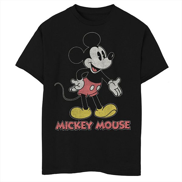 Disney's Mickey And Friends Boys 8-20 Mickey Mouse Distressed Portrait ...