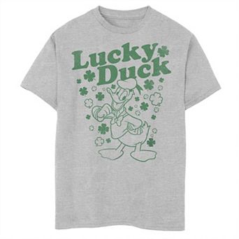 Disney's Donald Duck Boys 8-20 Lucky Duck Graphic Tee
