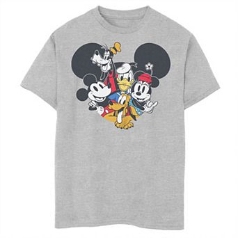 Disney's Mickey And Friends Boys 8-20 Mickey And Friends Group Shot Pose Tee