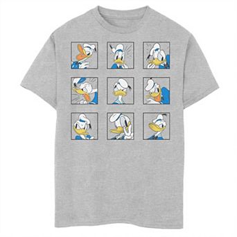 Disney's Mickey And Friends Boys 6-20 Donald Duck Classic Expressions Shoots Tee