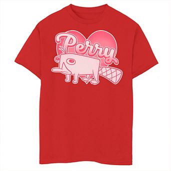 Disney's Phineas and Ferb Boys 8-20 Phineas And Ferb Valentines Day Perry Heart Tee