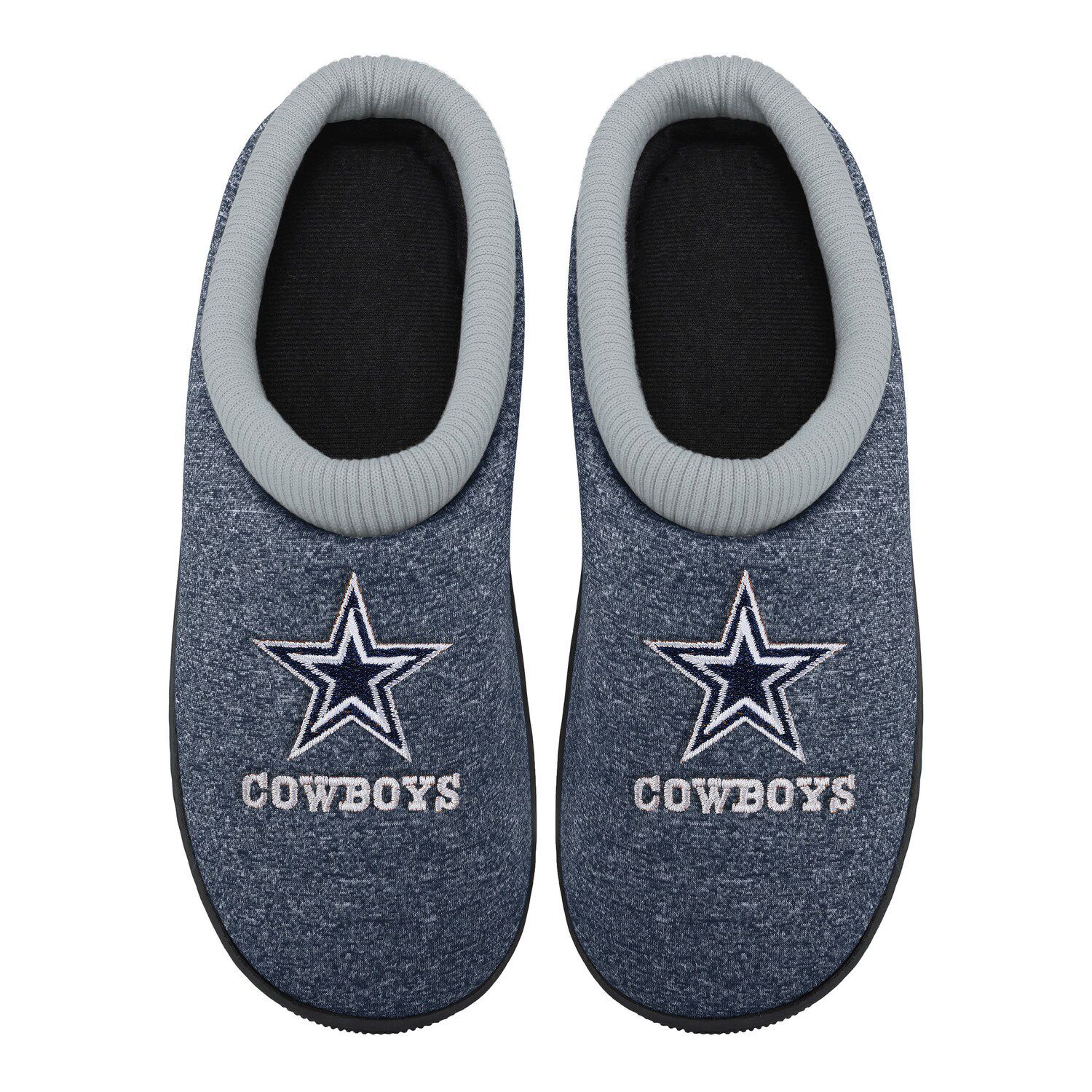 Women's Dallas Cowboys FOCO Brown Team Logo Fuzzy Fan Boots