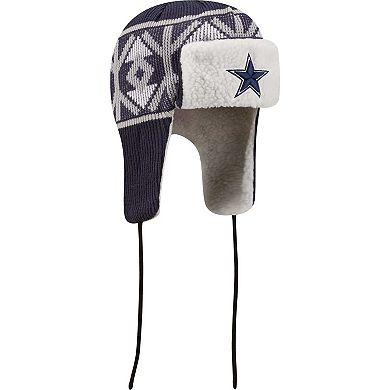 Men's New Era  Navy Dallas Cowboys  Knit Trapper Hat