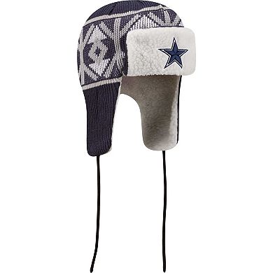 Men's New Era Navy Dallas Cowboys Knit Trapper Hat
