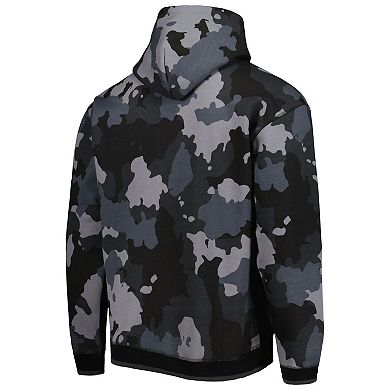 Men's The Wild Collective Black Kansas City Chiefs Camo Pullover Hoodie