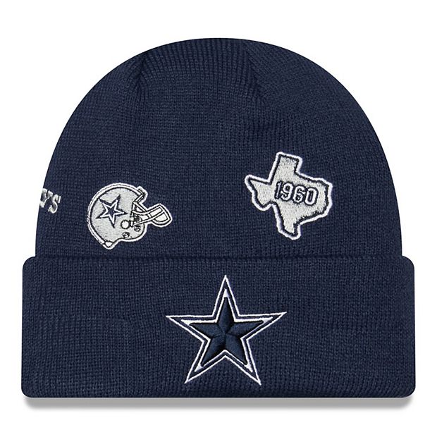 New Era Toddler Navy Dallas Cowboys Identity Cuffed Knit Hat : Sports &  Outdoors 