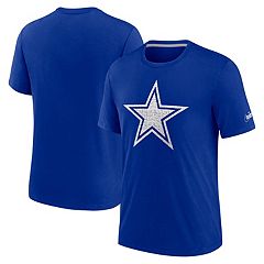 Men's Nike Heathered Gray Dallas Cowboys Primary Logo T-Shirt