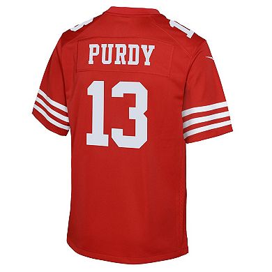 Youth Nike Brock Purdy Scarlet San Francisco 49ers Game Jersey