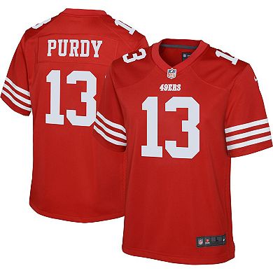 Youth Nike Brock Purdy Scarlet San Francisco 49ers Game Jersey