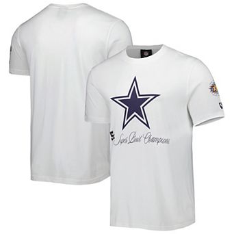 Men's New Era White Dallas Cowboys 5x Super Bowl Champions T-Shirt