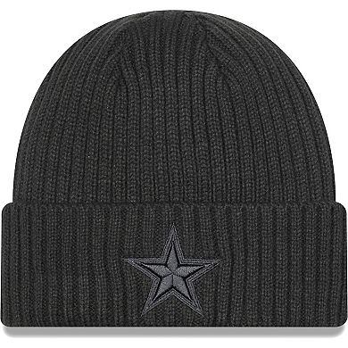 Youth New Era Graphite Dallas Cowboys Core Classic Cuffed Knit Hat