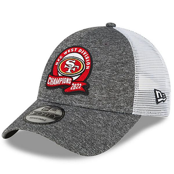 Men's New Era Heather Gray San Francisco 49ers 2022 NFC West Division  Champions Locker Room 9FORTY Adjustable Hat