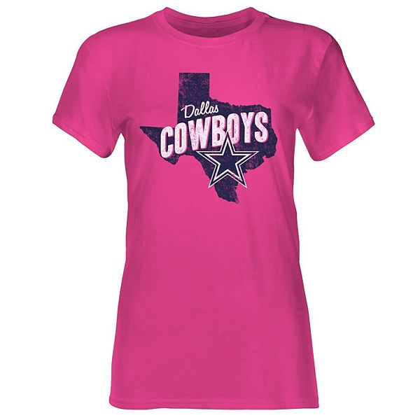 womens pink dallas cowboys t shirts
