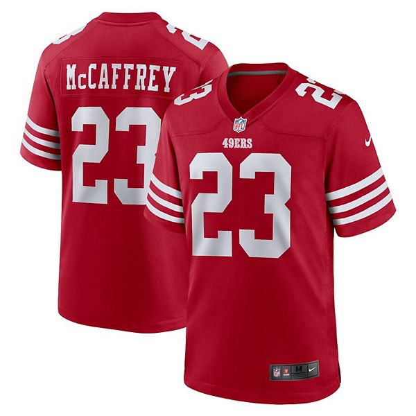Men's San Francisco 49ers Christian McCaffrey Nike Scarlet Alternate Game  Player Jersey