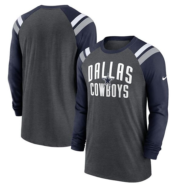 Nike Men's Big and Tall Heathered Charcoal Dallas Cowboys Logo