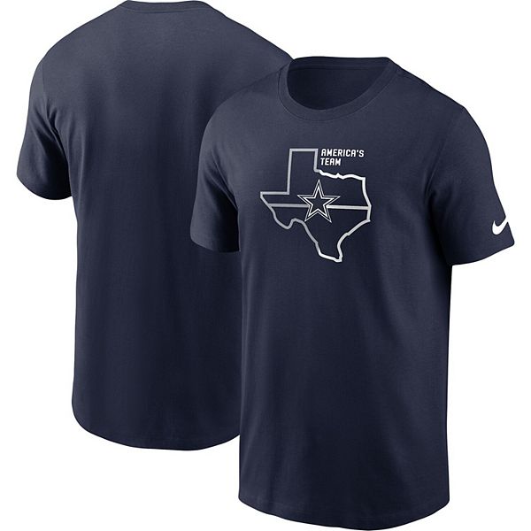 Nike Men's Dallas Cowboys Velocity T-Shirt - Navy - XL Each