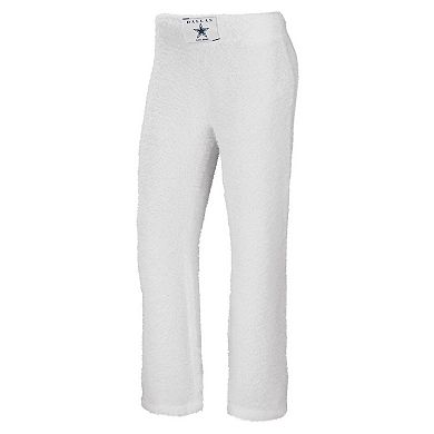 Women's WEAR by Erin Andrews Cream Dallas Cowboys Plus Size Cozy Scoop Neck Tank Top & Pants Set