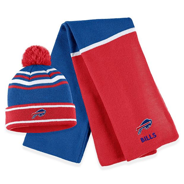 Women's Buffalo Bills WEAR By Erin Andrews White/Red Knit