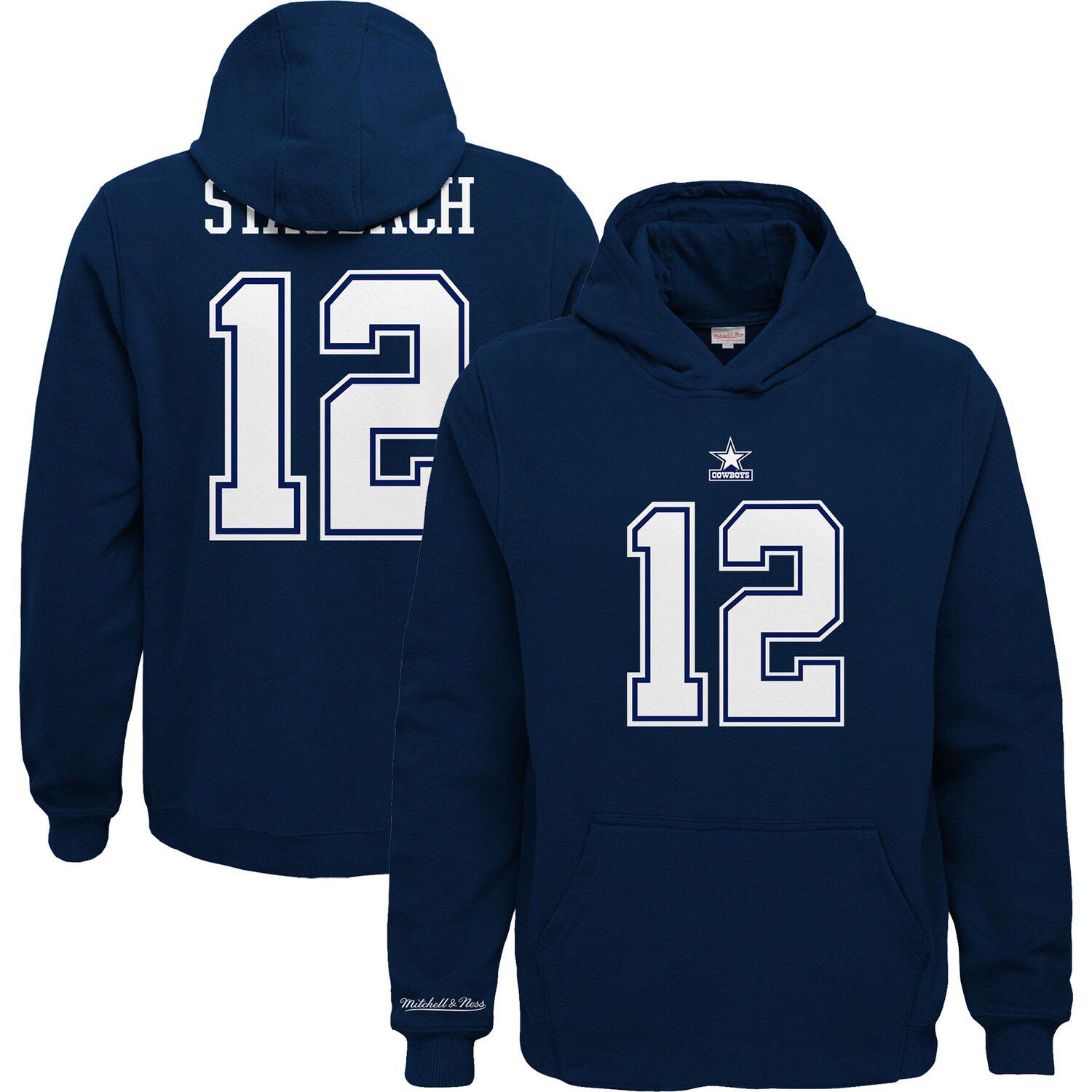 Outerstuff Youth Justin Fields Navy Chicago Bears Mainliner Player Name & Number Pullover Hoodie Size: Large