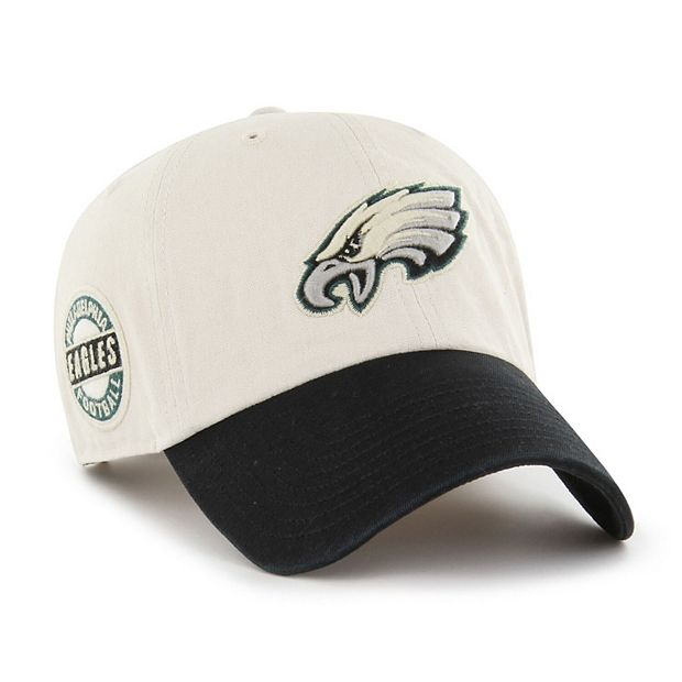 47 Men's Philadelphia Eagles Clean Up Black Adjustable Hat