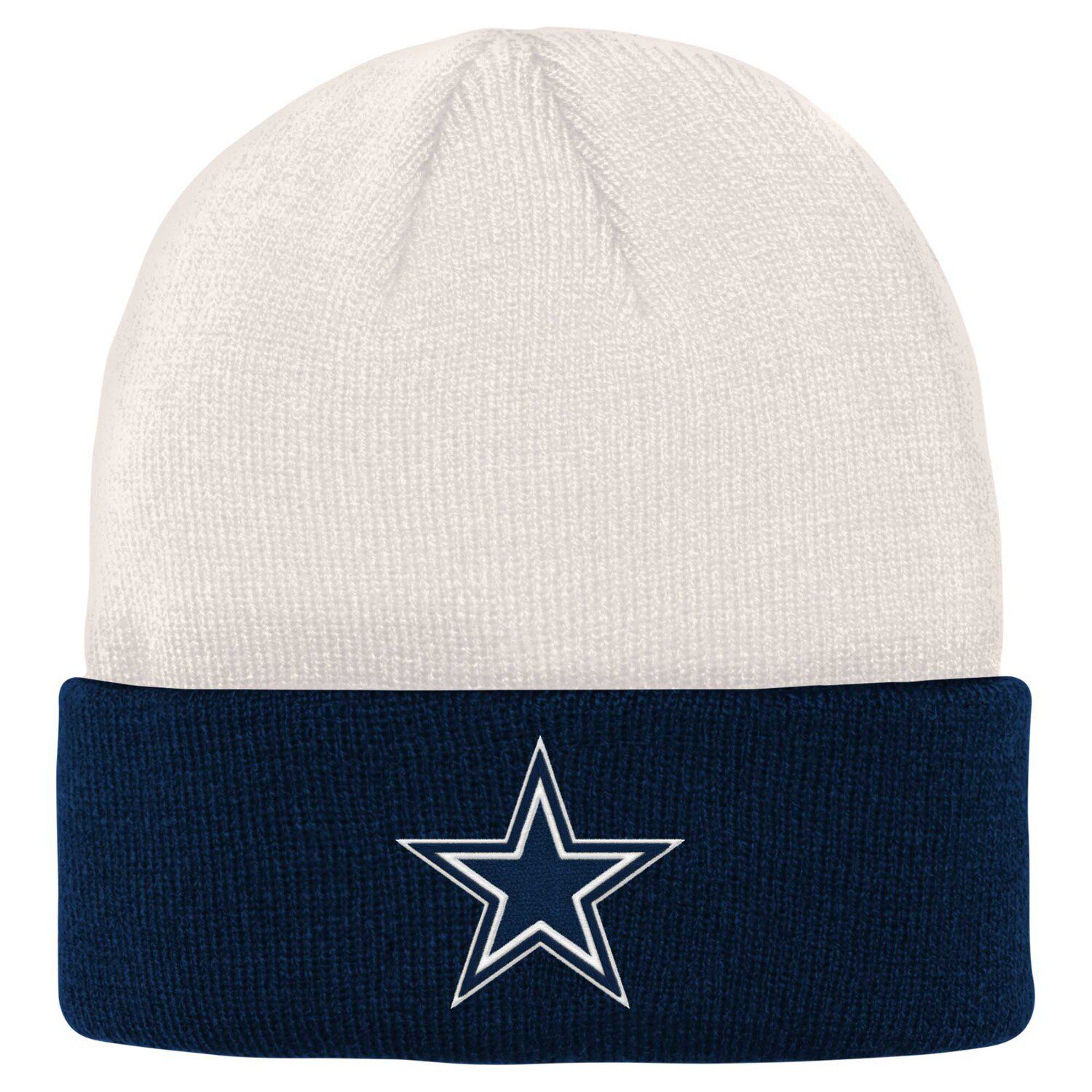 Dallas Cowboys New Era Infant Critter Cuffed Knit Hat - Gray