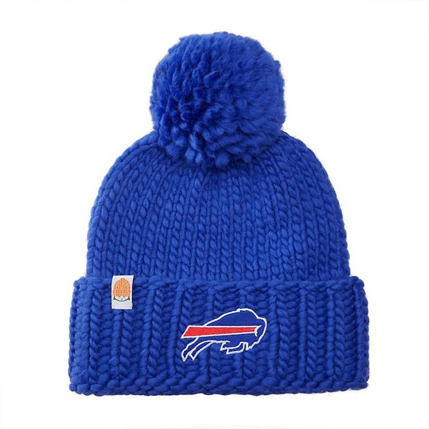 Women's Sh*t That I Knit Royal Buffalo Bills Team Logo Cuffed Knit