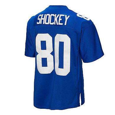 Men's Mitchell & Ness Jeremy Shockey Royal New York Giants 2005 Legacy Replica Jersey