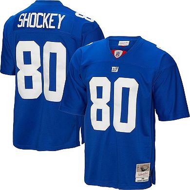 Men's Mitchell & Ness Jeremy Shockey Royal New York Giants 2005 Legacy Replica Jersey