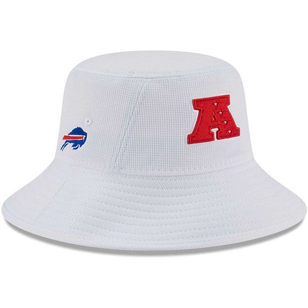 New Era Men's Buffalo Bills Game Adjustable Grey Bucket Hat