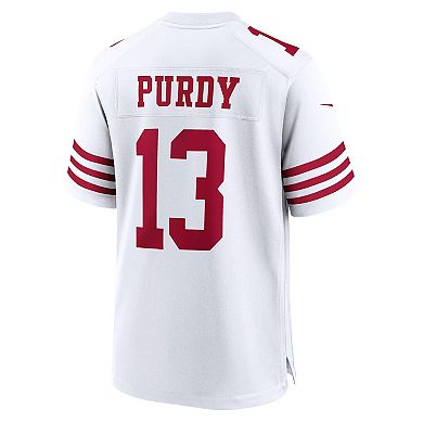 Men's Nike Brock Purdy White San Francisco 49ers Game Player Jersey