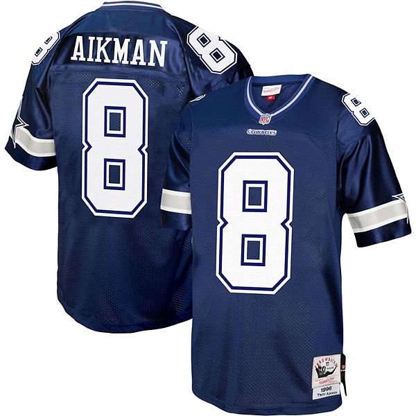 Mitchell & Ness Men's Troy Aikman Navy Dallas Cowboys 1996 Legacy Replica  Jersey - Macy's