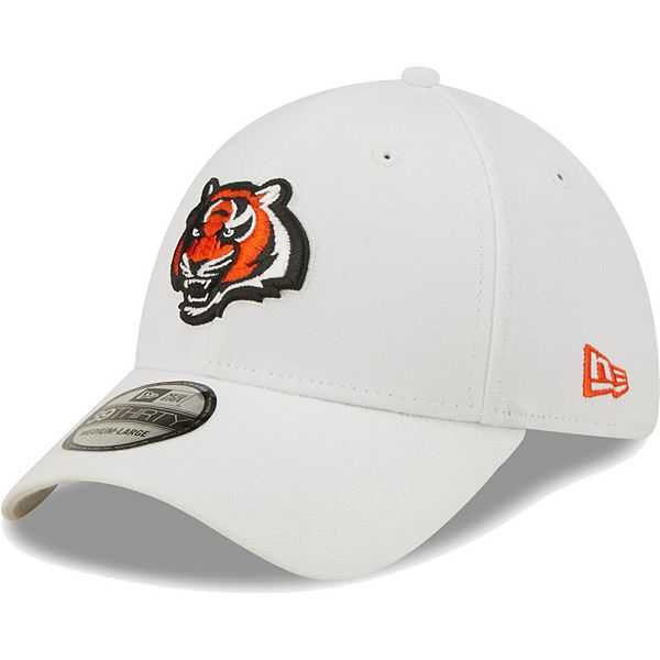 Men's New Era White Cincinnati Bengals Iced 39THIRTY Flex Hat