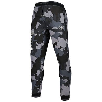 Unisex The Wild Collective Black San Francisco 49ers Camo Jogger Pants
