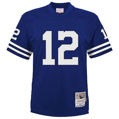 Youth Mitchell & Ness Roger Staubach Navy Dallas Cowboys Retired Player Legacy Jersey