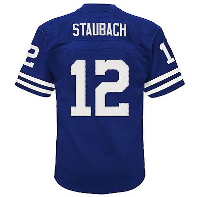 Youth Mitchell & Ness Roger Staubach Navy Dallas Cowboys Retired Player Legacy Jersey