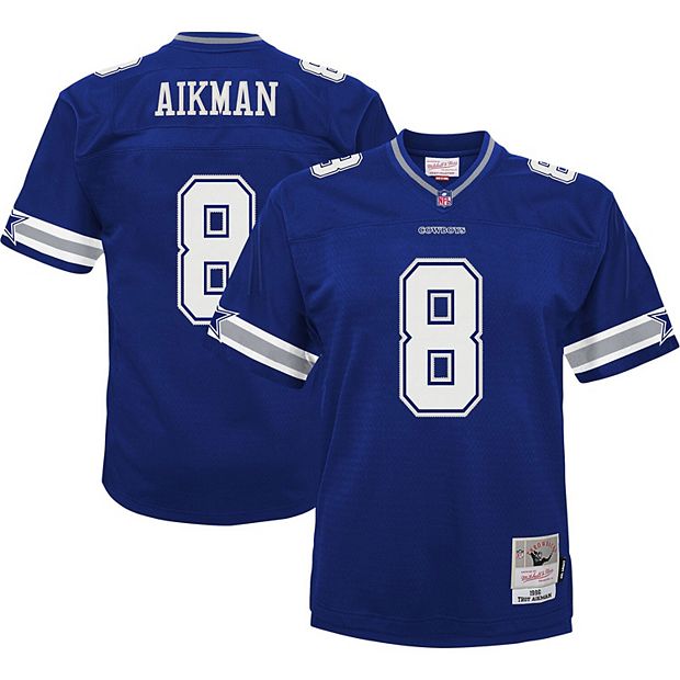 Men's Mitchell & Ness Troy Aikman White Dallas Cowboys Legacy Replica Jersey