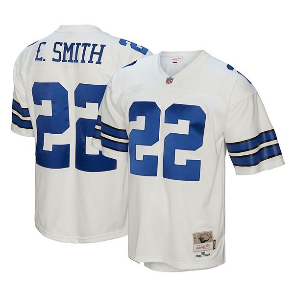 Mitchell & Ness Emmitt Smith Dallas Cowboys Navy Throwback Retired Player  Name & Number Long Sleeve Top