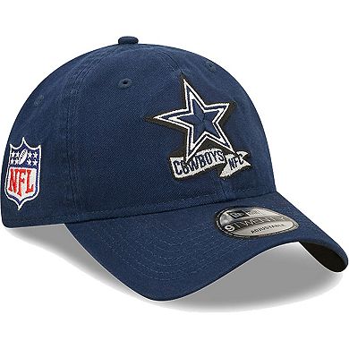 Youth New Era Navy Dallas Cowboys Sideline 9TWENTY Adjustable Hat