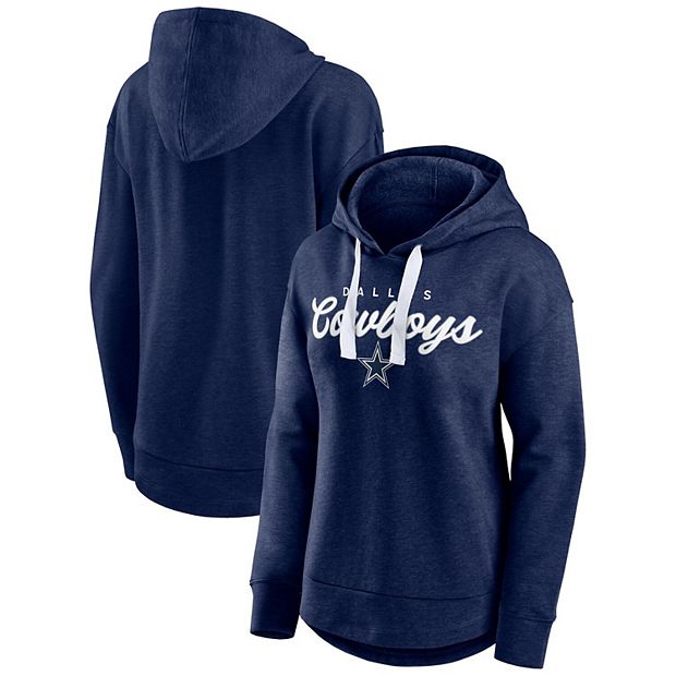 Women's Fanatics Branded Heather Navy Dallas Cowboys Set To Fly Pullover  Hoodie