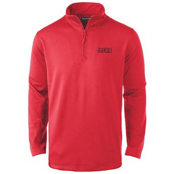 Men's Dunbrooke Scarlet San Francisco 49ers All-Star Tech Quarter-Zip Top
