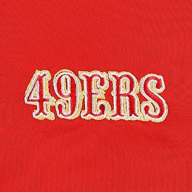 Men's Dunbrooke Scarlet San Francisco 49ers All-Star Tech Quarter-Zip Top