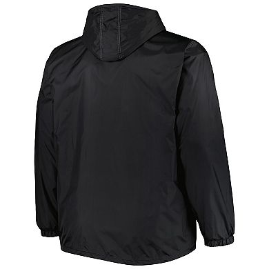 Men's Dunbrooke Black Philadelphia Eagles Big & Tall Legacy Stadium Full-Zip Jacket