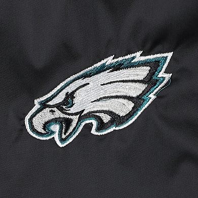 Men's Dunbrooke Black Philadelphia Eagles Big & Tall Legacy Stadium Full-Zip Jacket