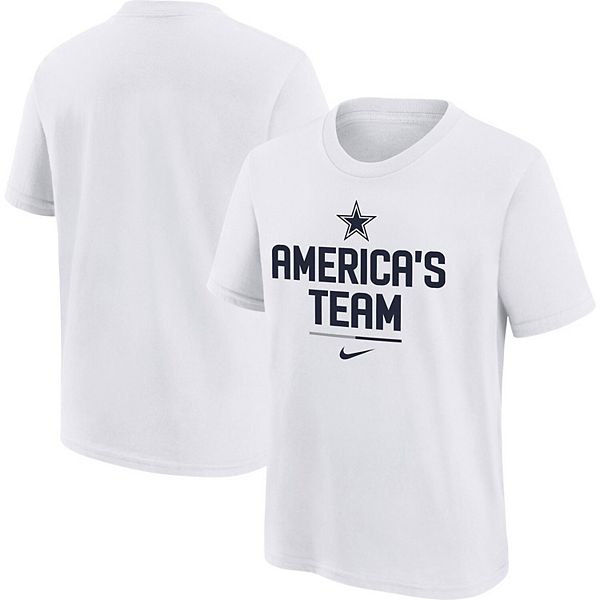 : NFL Dallas Cowboys Mens Nike Logo Raglan Polo, White/Navy,  Small : Sports & Outdoors