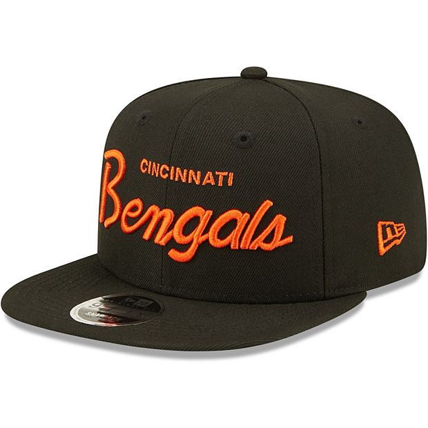 Cincinnati Bengals Vintage New Era Flat Bill Snapback Hat