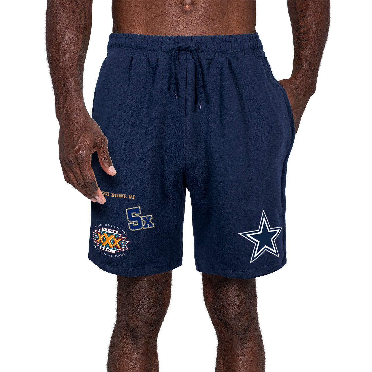 New Era College Navy Seattle Seahawks Combine Authentic Rusher Training Shorts