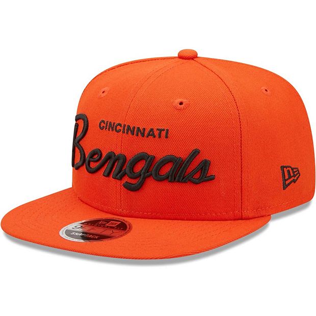 Men\'s New Era Orange Cincinnati Bengals Griswold Original Fit 9FIFTY  Snapback Hat