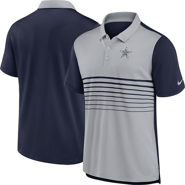 Men's Nike Navy/Silver Dallas Cowboys Fashion Performance Polo