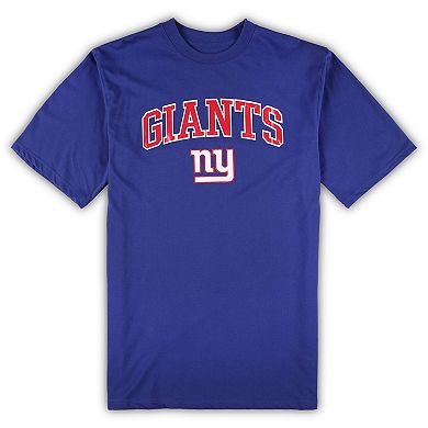 Men's Concepts Sport Royal/Heather Gray New York Giants Big & Tall T-Shirt & Pajama Pants Sleep Set