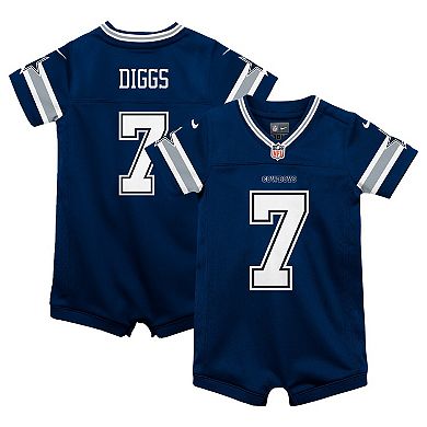 Infant Nike Trevon Diggs Navy Dallas Cowboys Game Romper Jersey